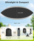 Diagram of Rugged Trail Ready Camping Hammock With Up To 700 Pound Capacity Includes 2 Tree Straps And Attached Carry Bag Portable