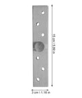 Hidden Door Pivot Hinges 6 Pack Premium Stainless Steel 360 Degree Rotation Heavy Duty Concealed Hardware front view