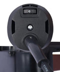 Top-Notch 1300W Tube Belt Sander With Variable Speed Pipe Polisher knob showing speed setting 6 for precise control.