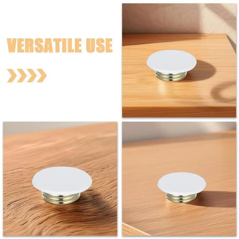 Top Shelf Heavy Duty 4 Piece Fire Sprinkler Covers For Ceiling Rooms Slim Hidden Plates Block Dust And Guard Against Sneaky Impacts While Keeping Your Space Pristine Indoors on wooden surfaces.