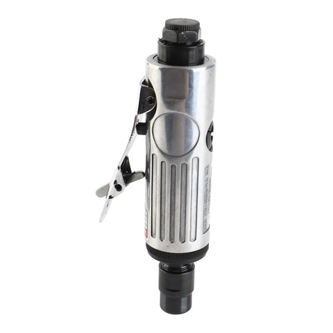 Tough As Nails Air Die Grinder Kit 20000RPM showing pneumatic tool with aluminum shell and quick change chuck for bits.