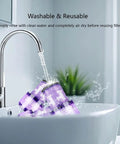 3 Pack Filter Replacement For Dyson V12 Detect Slim And V12 Slim Vacuums being rinsed under tap in sink