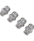 Hydraulic Fitting Adapter M14 To M16 Thread Connector For Mini Excavator Ensures Seamless Secure Connection Hydraulic Repair Work steel adapters