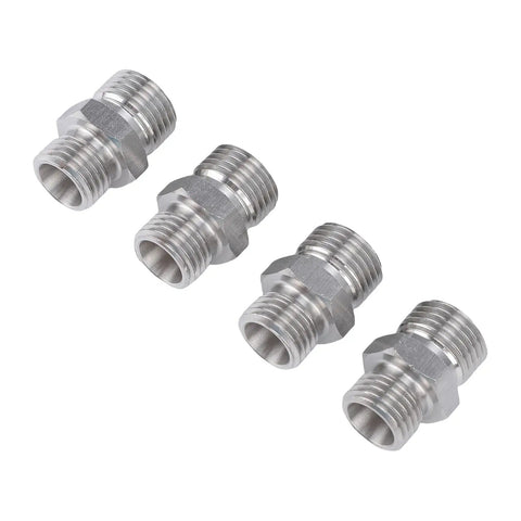 Hydraulic Fitting Adapter M14 To M16 Thread Connector For Mini Excavator Ensures Seamless Secure Connection Hydraulic Repair Work steel adapters