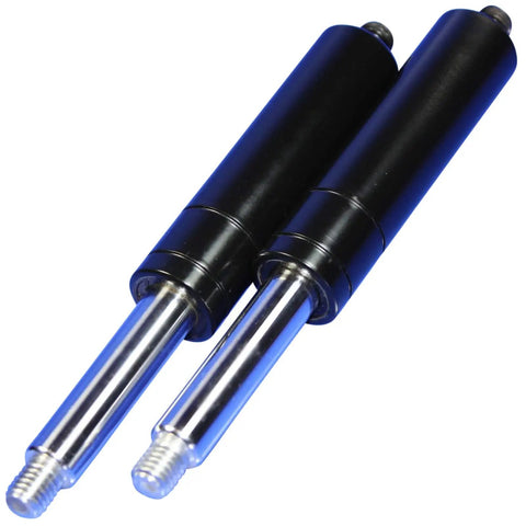 Lambo Vertical Door Kit Shocks Replacement 7.75 Inch M12 X1.75 Aftermarket Hinges with L fittings screws, ball joints close-up