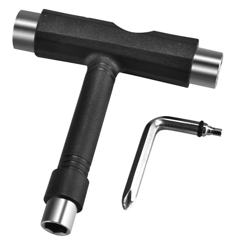 All In One Skate Tool Kit For Skateboards And Longboards With T Type Allen Key And L Type Phillips Head Wrench Grab And Go Portable