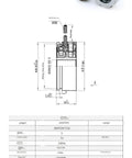 Brushless Wound Rotary Transformer For High Stability Motion Control Resolver 36XFDW7105, 36mm split type
