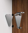 Stainless Steel Barn Door Lock Hardware Sliding Privacy Latch For Closet Shed Pocket Doors And Wood Gates Brushed Nickel Finish