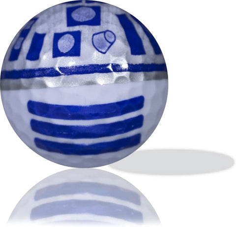 Space Wars Golf Balls 12 Pack Designs For Tournament Quality Performance With 352 Dimple Pattern, blue novelty design detail