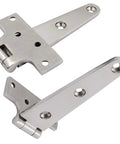 316 Stainless Steel T Hinges Marine Grade Heavy Duty Boat Hatch Hinge 6 Inch By 3 Inch 150 Mm By 72 Mm 2 Pack Cabinet