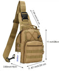 Dope Lightweight Outdoor Tactical Backpack For Everyday Carry Tan With Tons Of Pockets And Quick Access Compartments