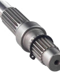 Heavy Duty Short Output Shaft For GY6 125Cc 150Cc Atv Scooter Go Kart Engine Replacement Road Ready 19 Spline 134.5 Mm 16Mm Diameter High Carbon Steel in silver, showing gear splines.