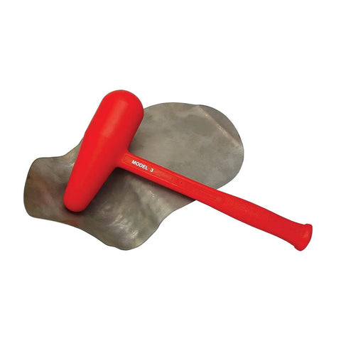 Premium Quality Rock Solid 3 Pc Deadblow Metal Forming Bossing Mallet Set Featuring Tear Drop Heads For Smooth Sheet Metal Shaping Body Shop Made In America