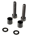 Front And Rear Brake Disc Adapter For Surron Light Bee X Segway X160 X260 Talaria Sting Universal Caliper Mounting Bracket For Electric Dirt Bikes Gives You Precise Alignment Strong Braking And Easy Bolt On Installation components including bolts, spacers, and washers