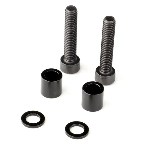 Front And Rear Brake Disc Adapter For Surron Light Bee X Segway X160 X260 Talaria Sting Universal Caliper Mounting Bracket For Electric Dirt Bikes Gives You Precise Alignment Strong Braking And Easy Bolt On Installation components including bolts, spacers, and washers