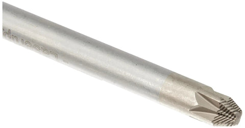Pozidriv Screwdriver 3 X 150 mm with Ergonomic Kraftform Grip tip close-up, laser-etched for quick turning and serious torque
