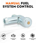 Fuel Tank Grommet And Shut Off Valve For 33/64 Inch Hole Fits MTD, Troy-Bilt, Toro, Craftsman Generators, Lawn Mowers, Snow Blowers, Tillers Replaces 951-0171