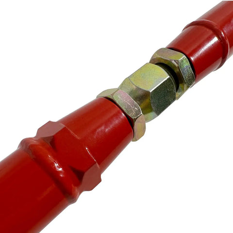 Adjustable Panhard Bar Track Rod For 2005 2014 Ford Mustang 2 Door Red High Strength Carbon Steel With Poly Bushing And Thermofuse For Maintenance Free Track Arm Upgrade red carbon steel with bushings