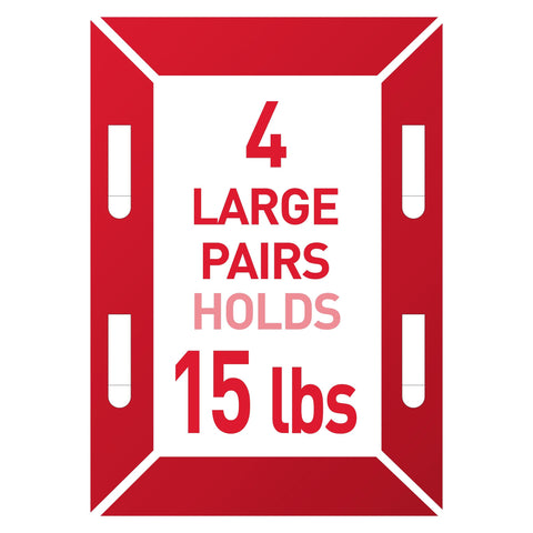 Damage-Free Picture Hanging Strips Set With 64 Strips For Large 15Lb, No Tools Required, No Nails Needed, White Adhesive Hangers