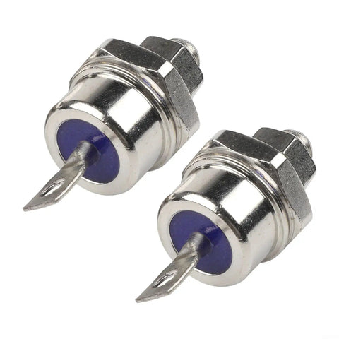 Pack Of Two Built Tight Stud Mount Diode Rectifiers Rated 40 Amps And 1200 Volts showing dual threaded mounts for industrial use.