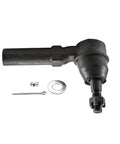 6pc Front Tie Rod End Kit For 2010 To 2017 Chevy Equinox And GMC Terrain Includes 4 Inner And Outer Tie Rods And 2 Rack And Pinion Boots Replacement Direct Fit. Black tie rod end with boot, nut, cotter pin, and washer