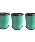 Three HEPA Media Cartridge Filters for 5 to 20 Gallon Wet Dry Vacuums Replacement 9 38753 Fits CMXEVBE And 113 Series Shop Vacuums 3 Pack