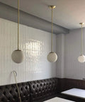 Dope Globe Pendant Light With Matte White Glass And Brass Finish One Light Mid Century Modern Ceiling Fixture Flush Mount Canopy