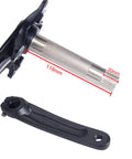 Hollow Integrated 170mm MTB Crankset With 104BCD, Chrome Moly Steel Spindle, removable chainring, 7075 T6 aluminum