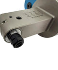 Top Shelf Er11 90 Degree CNC Angle Head Adapter For Milling Machines Featuring Bt50 Taper And 5000 Rpm, showing metal design and bit mount.