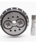 High Precision Cycloidal Pinwheel Gearbox RV Reducer Drops Right Into Servo Motors And Teaching Robots Built Tough 250Bx flanged mounting and drive shaft.