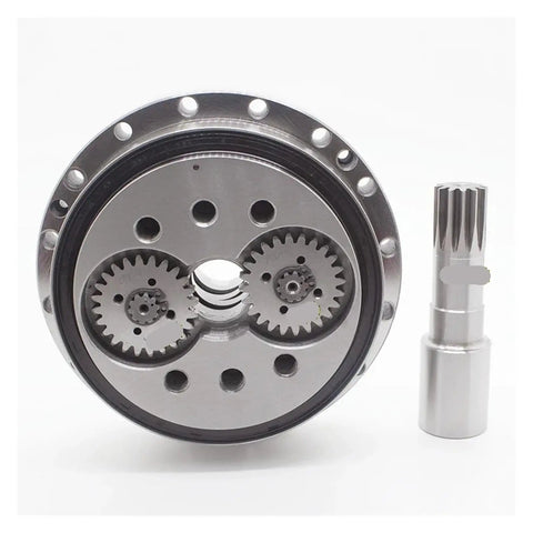 High Precision Cycloidal Pinwheel Gearbox RV Reducer Drops Right Into Servo Motors And Teaching Robots Built Tough 250Bx flanged mounting and drive shaft.