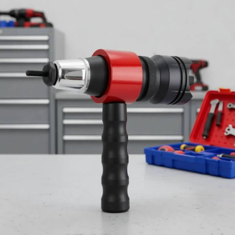 Compact Rivet Nut Tool Kit With Wrench For Mechanics Guys Makes Fastener Install Easy Super Portable And Totally Handy For Any Auto Shop Or Home Project, drill adapter