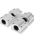 4 guide supports from 2 Pack 8x400mm Linear Shaft Rods With 4 Guide Supports And 4 Motion Slide Bushings Set Of 10 For CNC, 3D Printer, And Linear Motion Systems