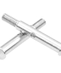 Beefy Steel Front Axles For Traxxas Slash 2WD Rustler VXL Stampede One Tenth RC Car Replacement, CNC machined steel axles close-up.