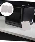 Microwave Oven Mica Sheets 10 Pieces Heat Resistant Mica Flakes Replacement Kit Universal Fit shown with a microwave on a counter