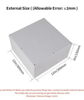 12x12x6 Inch ABS Plastic Dustproof Waterproof Junction Box IP65 Outdoor Electrical Enclosure For Outdoor Projects And Conduits Rugged Weatherproof Box With UV And Corrosion Resistance Durable Easy Mounting Tight Seal Protective Housing