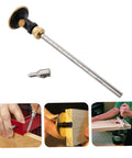 Professional Woodworking Wheel Marking Gauge Packed With Razor Sharp Dovetail Layout Blade and Rust Resistant Mortise Scribing Tool for Dead On Measurements and Flawless Joint Alignment with brass and steel materials.