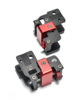 Advanced Premium Heavy Duty Full Cnc Parts Kit Aluminum Alloy Frame For 3D Printer Mods showcasing red and black metal channel mounts.