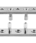 Double Wheel Barn Door Floor Guide for Smooth Sliding Doors, stainless steel floor guide for wooden and barn doors.