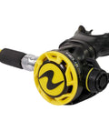 Ultra Compact Pro Octopus For Scuba Diving With Pneumatically Balanced Breathing Venturi Switch Heat Exchanger Yellow