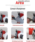 Heavy Duty Automatic Knife Grinder And Saw Blade Sharpener Featuring Cast Iron Base And Linear Guides delivering precision for grinding tools.