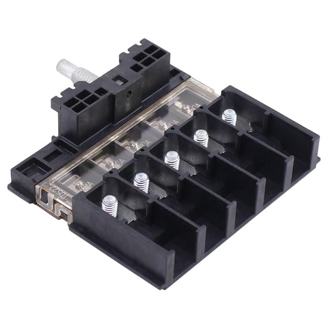 Slick Heavy Duty Fuse Block Box For Jeep Grand Cherokee 2012 To 2022 And Dodge Durango 2011 To 2024, black plastic, 6 blade fuses.