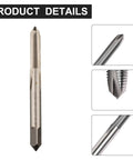 0.236-60 TPI HSS Tap 3 Flute Thread Cutting Tool With Storage Case For Metalworking Drilling And Tapping Jobs High Steel 72mm