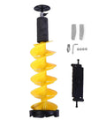 8 Inch Ice Auger Drill Bit With Carbide Cutter 28 Inch Nylon Spiral Post Hole Digger Attachment For Standard Electric Drill