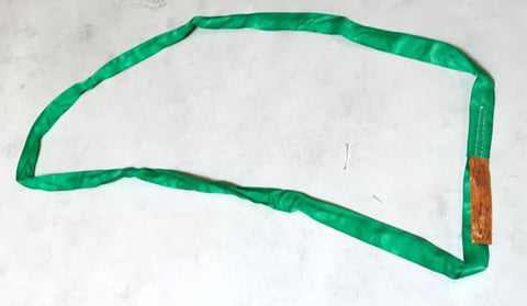 Green Poly 6 Foot Endless Round Sling Workhorse With 5300 Lbs Vertical WLL And 10600 Lbs Basket WLL Heavy Duty Lifting Sling