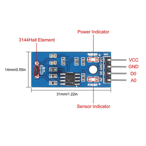 Heavy Duty Hall Sensor Boards Delivered With Killer Accuracy And Plug And Play Setup with 3144 Hall element and indicators.