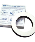 Neo-Seal Closet Gasket Kit 4 Inch Bonded With Peel And Stick Adhesive Backing shown with installation box