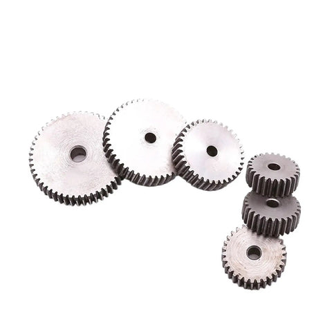 Bevel Gear Pinion 1 Pc 1 Module Spur Gear for Transmission Steel Metal 12 To 27 Teeth 25T OD27mm Beefy Built