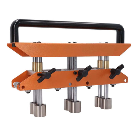 Heavy Duty Multi Station Roller Bender For 0 To 90 Degree Bends On Sheet Metal 0.3 To 1.0 Millimeters Adjustable 0.5 To 5 Inches Bend Heights