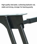 Top Shelf Pneumatic Furniture Hinge Spring With Wide Range Adjustment For Coffee Tables Workbenches showing durable steel and hydraulic components.